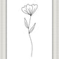 Minimalist Flower White
