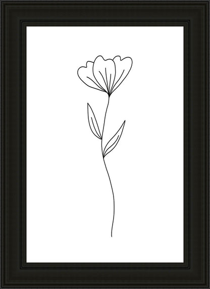 Minimalist Flower White