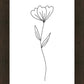 Minimalist Flower White