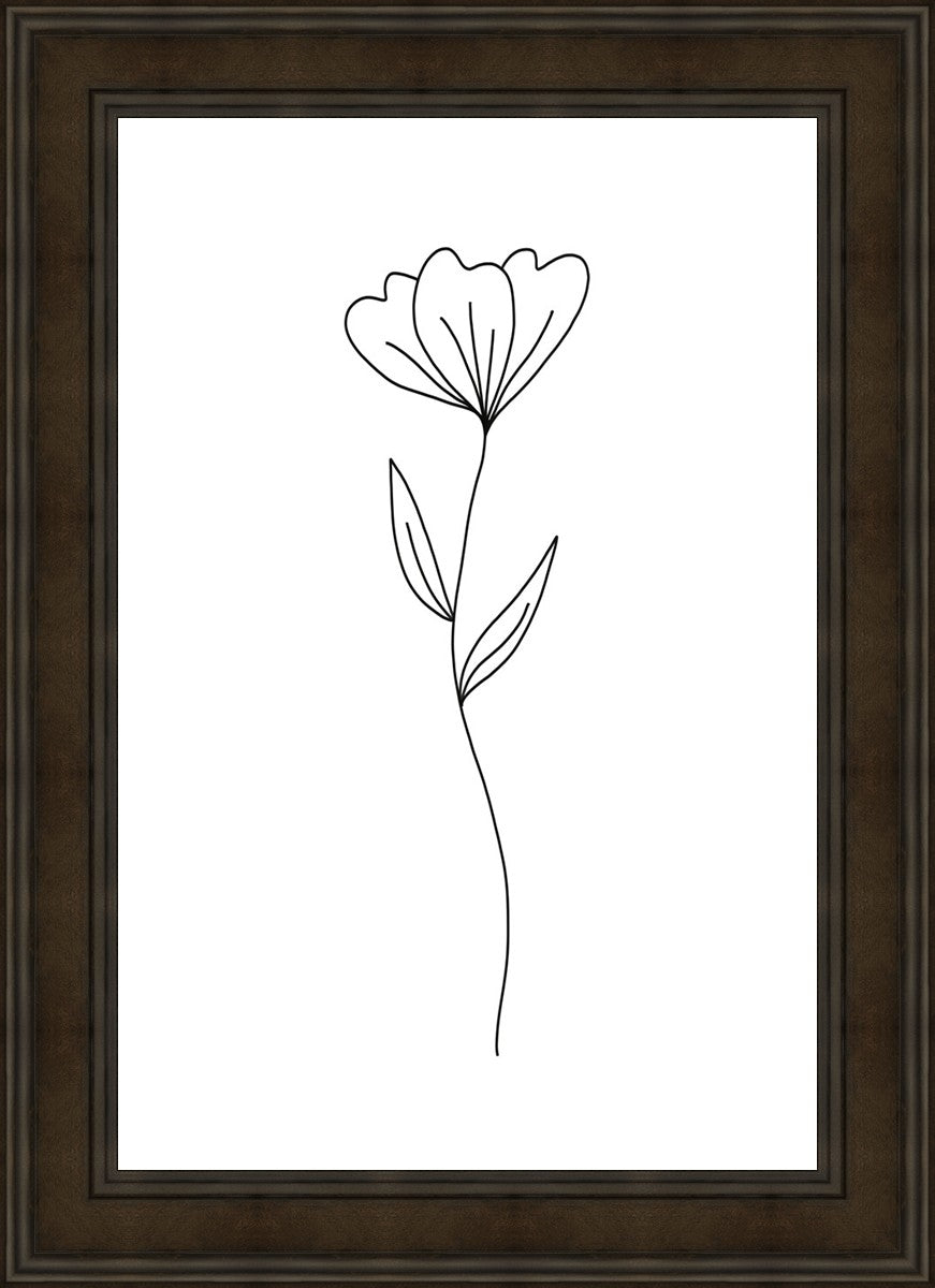 Minimalist Flower White