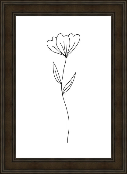 Minimalist Flower White