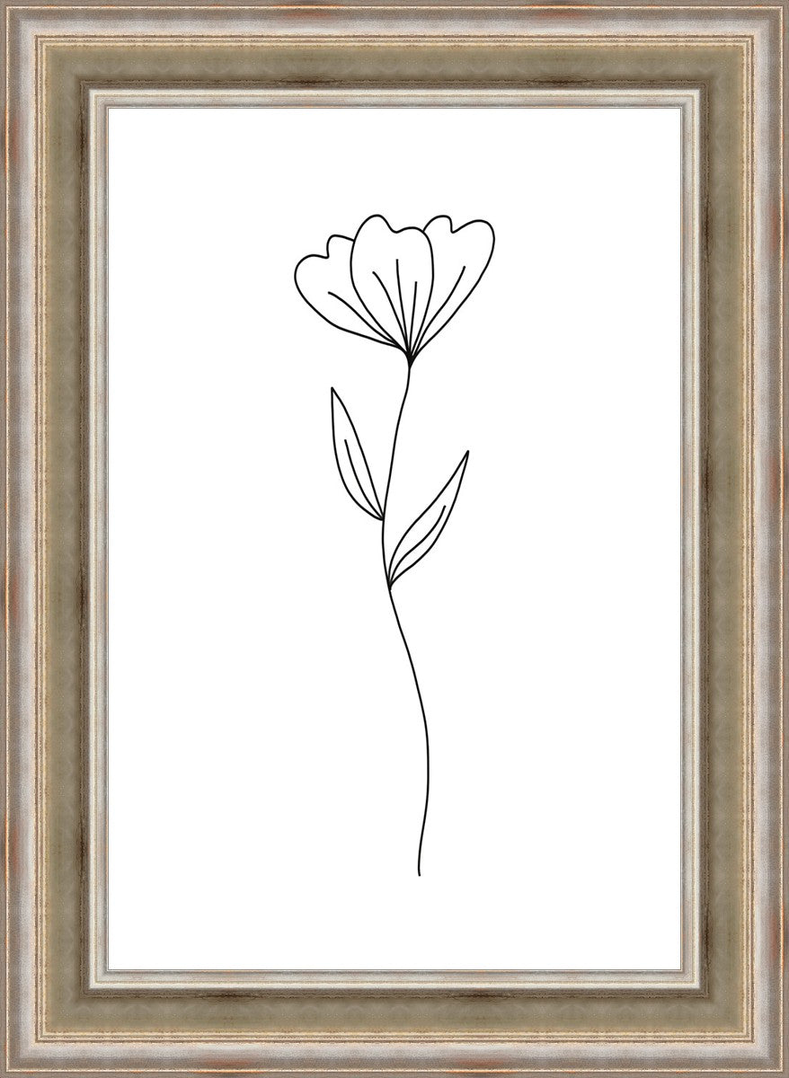 Minimalist Flower White