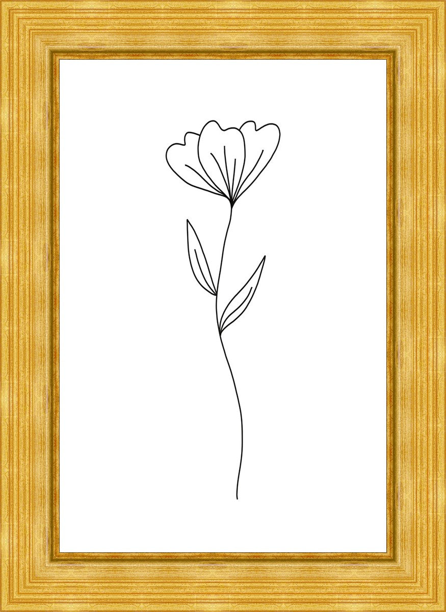 Minimalist Flower White