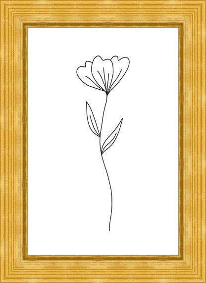 Minimalist Flower White