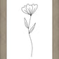 Minimalist Flower White