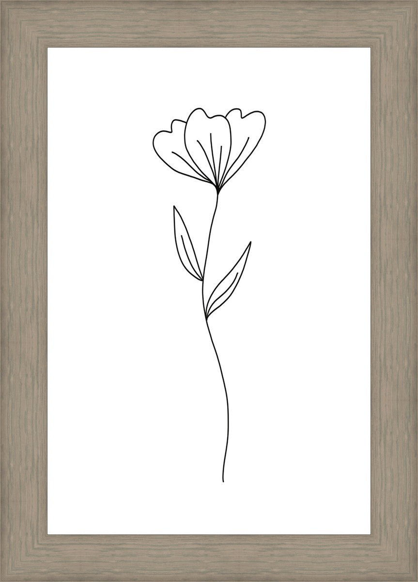 Minimalist Flower White