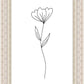 Minimalist Flower White
