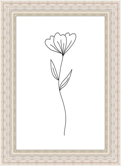 Minimalist Flower White