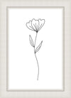 Minimalist Flower White