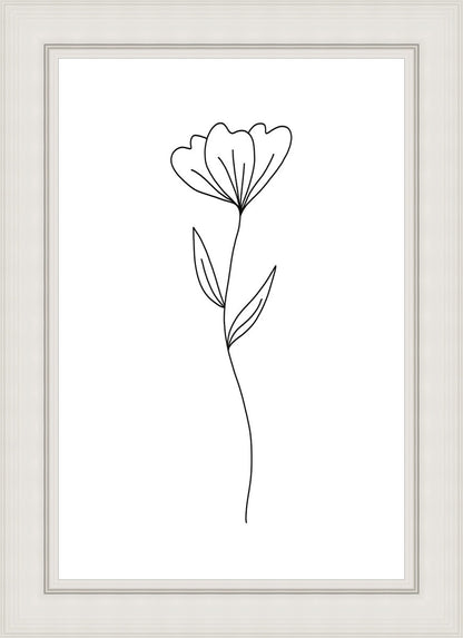Minimalist Flower White