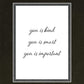 You is Kind