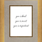 You is Kind