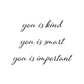 You is Kind