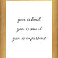 You is Kind