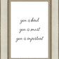 You is Kind