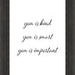 You is Kind