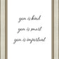 You is Kind