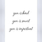 You is Kind