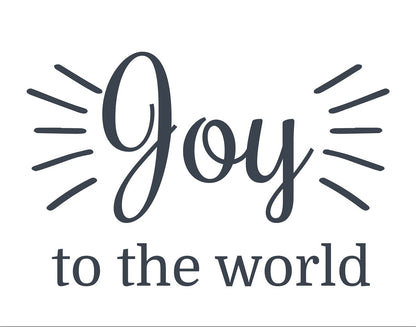 Joy to The World Gallery Wrap