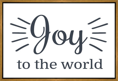 Joy to The World Gallery Wrap