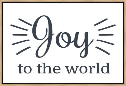 Joy to The World Gallery Wrap