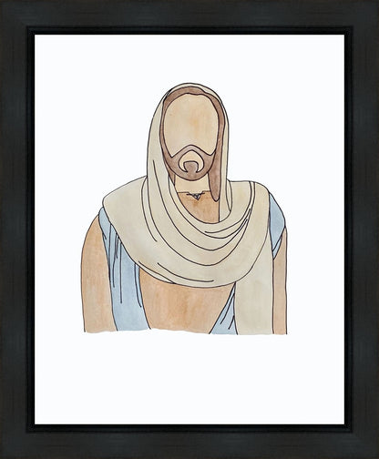 Jesus Watercolor Gallery Wrap