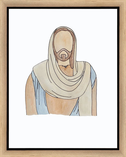 Jesus Watercolor Gallery Wrap