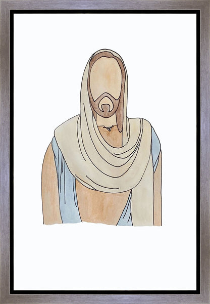 Jesus Watercolor Gallery Wrap