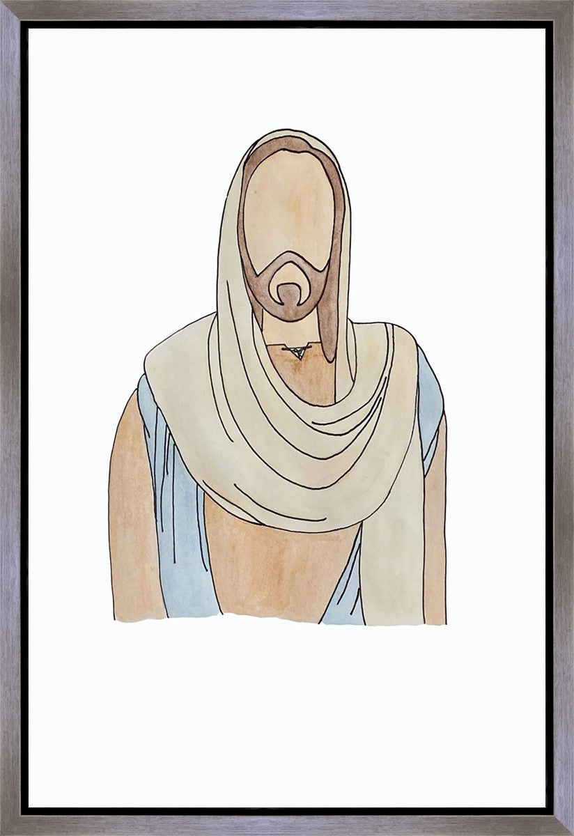 Jesus Watercolor Gallery Wrap