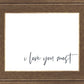 I Love You Most