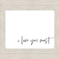 I Love You Most