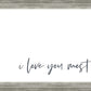 I Love You Most