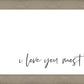 I Love You Most