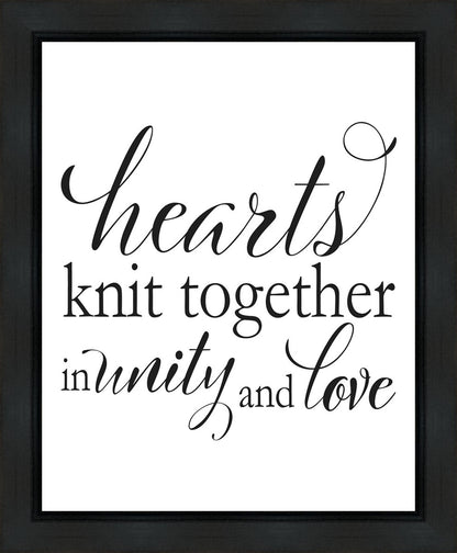 Hearts Knit Gallery Wrap