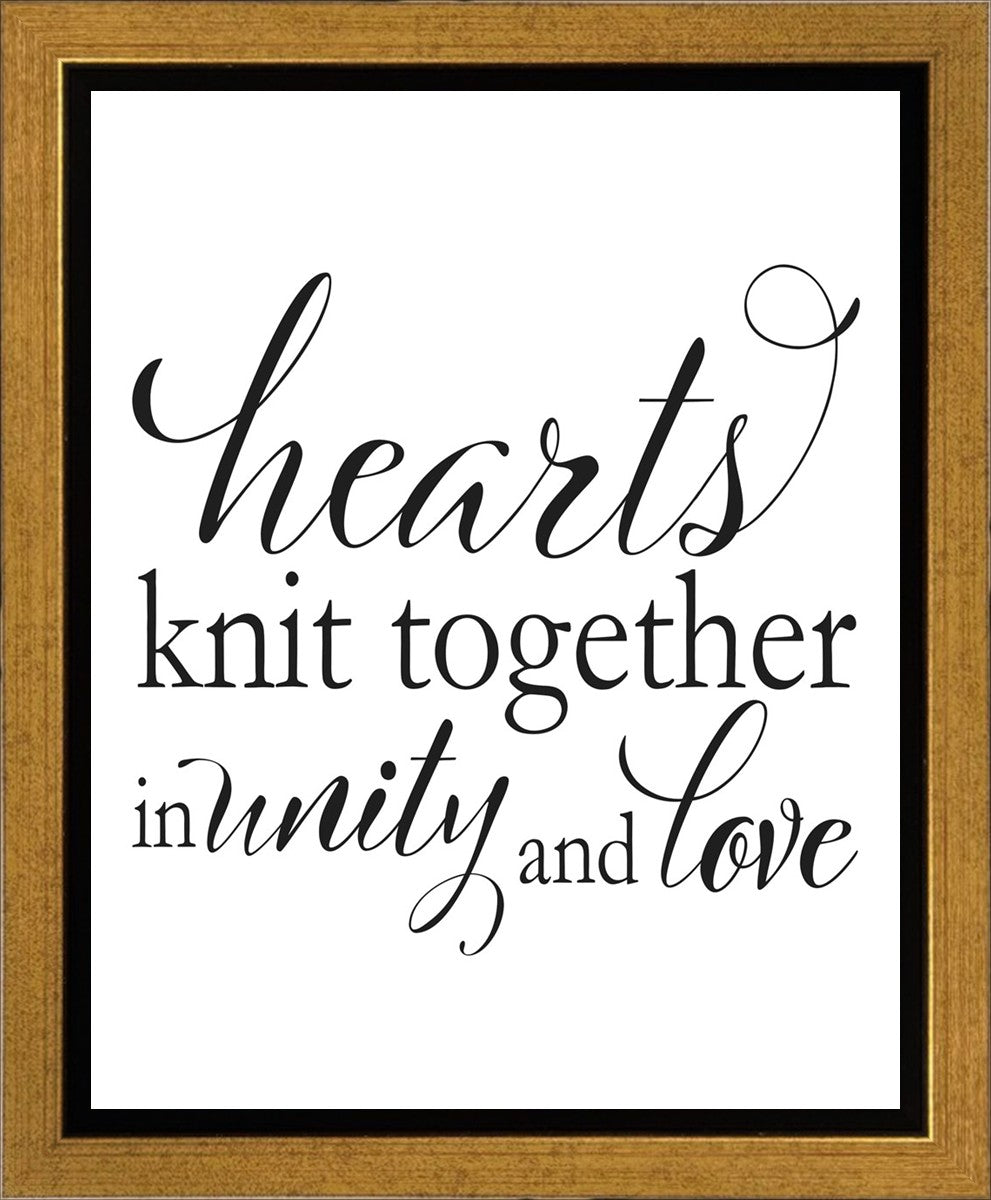Hearts Knit Gallery Wrap