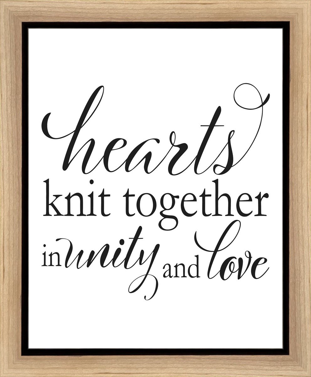 Hearts Knit Gallery Wrap