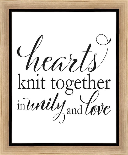 Hearts Knit Gallery Wrap