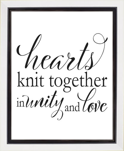 Hearts Knit Gallery Wrap