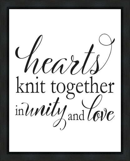 Hearts Knit Gallery Wrap