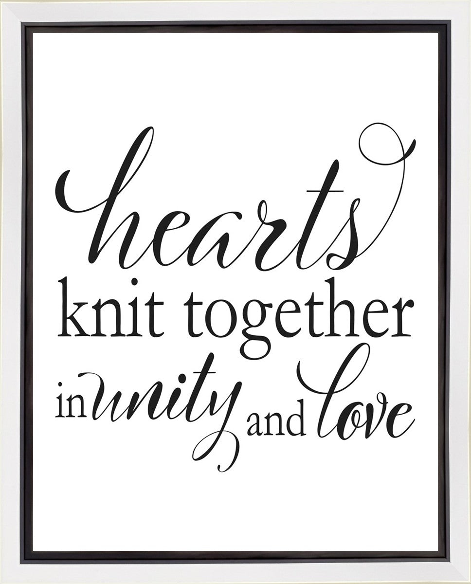 Hearts Knit Gallery Wrap
