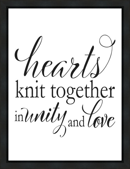 Hearts Knit Gallery Wrap