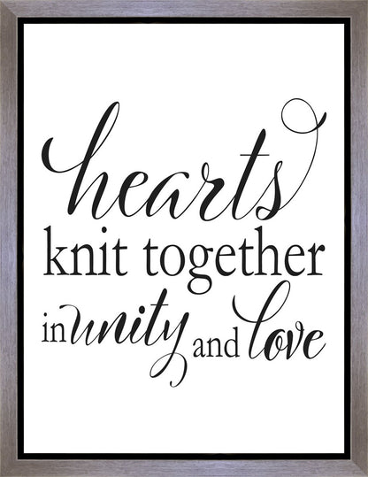 Hearts Knit Gallery Wrap