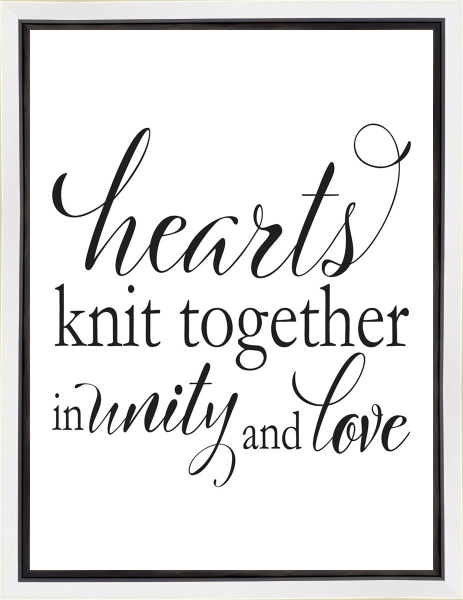 Hearts Knit Gallery Wrap