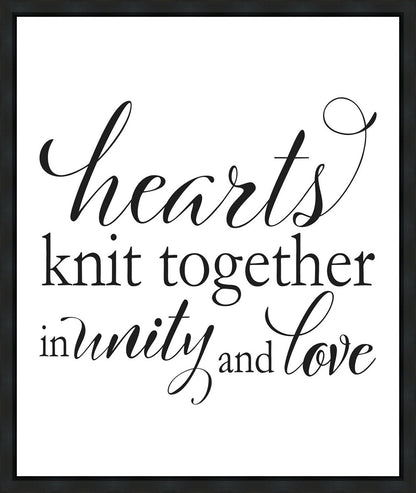 Hearts Knit Gallery Wrap