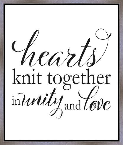 Hearts Knit Gallery Wrap