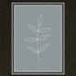 Minimalist Leaves Blue
