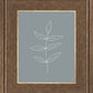 Minimalist Leaves Blue
