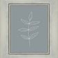 Minimalist Leaves Blue