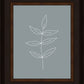 Minimalist Leaves Blue