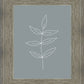 Minimalist Leaves Blue